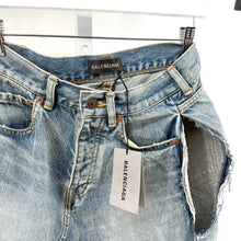 Balenciaga Denim Midi Skirt