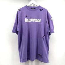 Balenciaga Distressed Logo Tshirt
