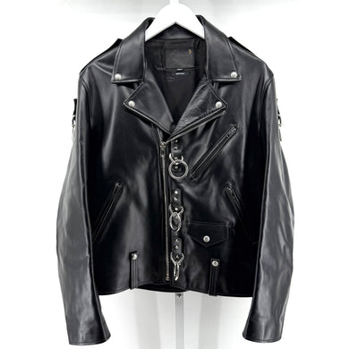 R13 Ring Leather Jacket