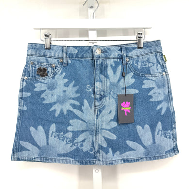 Heaven by Marc Jacobs Floral Denim Skirt
