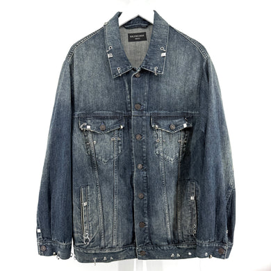 Balenciaga Pierced Denim Jacket
