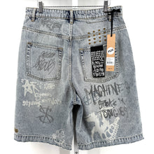 Ksubi Graffiti Denim Shorts