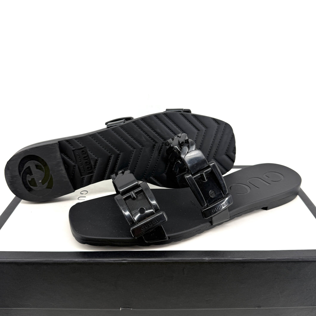 Gucci Rubber Cuban Sandal
