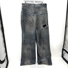 Balenciaga Distressed Mud Jeans