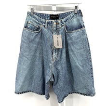 Balenciaga Denim Trompe L’oeil Shorts