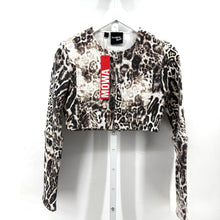 Mowalola x Ksubi Cropped Cheetah Jacket
