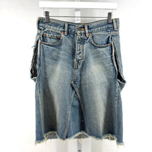 Balenciaga Denim Midi Skirt