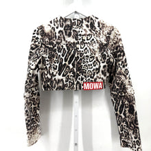 Mowalola x Ksubi Cropped Cheetah Jacket