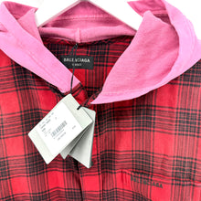 Balenciaga Plaid Flannel Hoodie