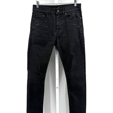 Saint Laurent D10 Wax Skinny Jeans