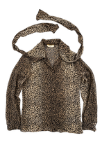 Saint Laurent 2013 Leopard Print Blouse