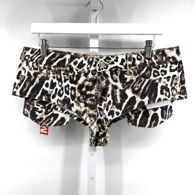 Mowalola x ksubi Cheetah Hot Shorts