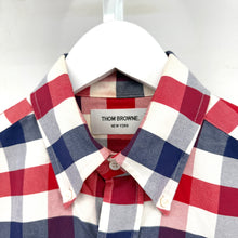 Thom Browne. Plaid Button Shirt