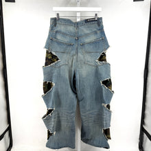 Balenciaga Slashed Camo Denim