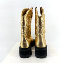 John Fluevog x Anna Sui Platform Cowboy Boots