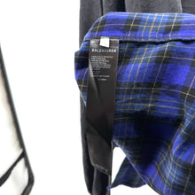 Balenciaga Flannel Hybrid Longsleeve Tshirt