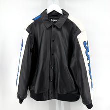 Supreme x Smurfs Leather Varsity Jacket